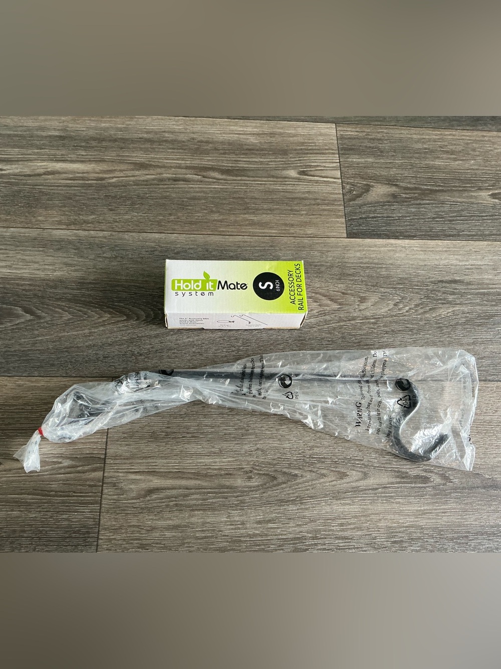 Hold It Mate Deck Rail Accessory System Extension Hook & Rail NIB